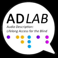 Logo Adlab project, Audio Description Education Europe.