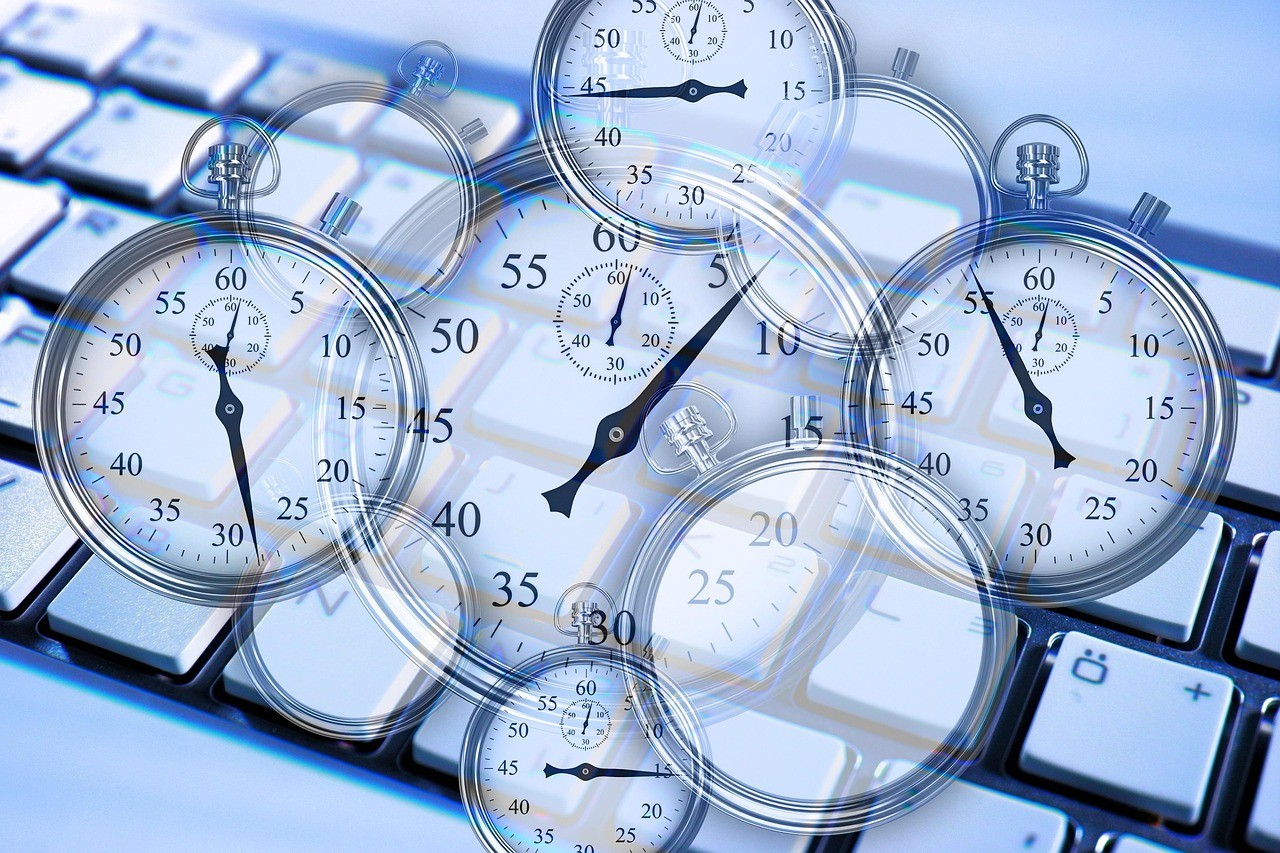 Stopwatches Network of interconnected people